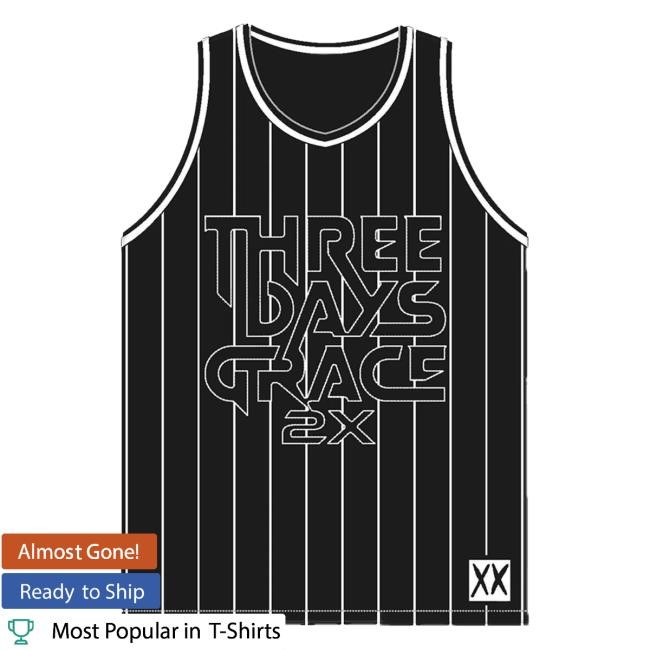 Official Three Days Grace Merch Shop Store 2X Tour Jersey Shirts Official Three Days Grace Merch Shop Store 2X Tour Jersey Shirts