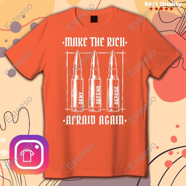 Punk With A Camera Make The Rich Afraid Again Anti-Fascist Crewneck Sweatshirt