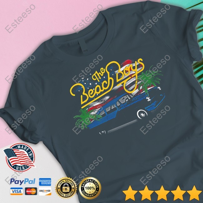 The Beach Boys Vintage Car Zip Hoodie