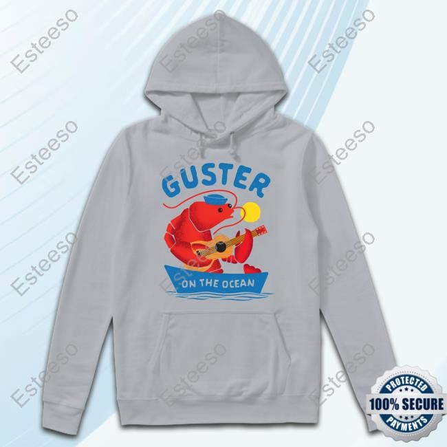 Guster Shop Merch Guster On The Ocean Lobster Tee Shirt