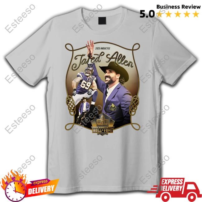 Kevin O’Connell Wearing Jared Allen Hall Of Fame New Shirt