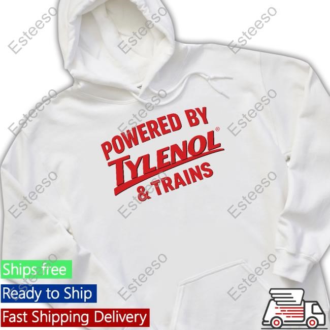 Microwavexsalad Powered By Tylenol & Trains Hoodie