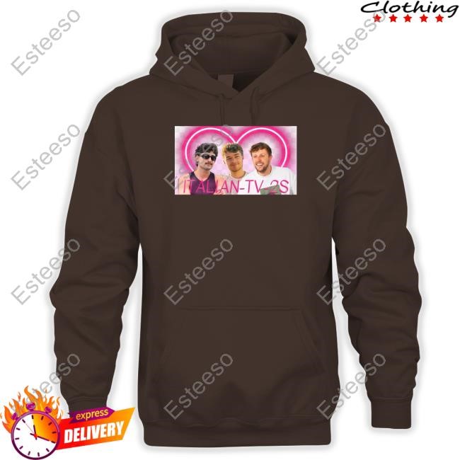Italian-Tv-2S Sidememe Hoodie Sweatshirt