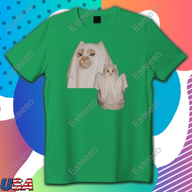 Emotionalclub Spooky Cat Crewneck Sweatshirt