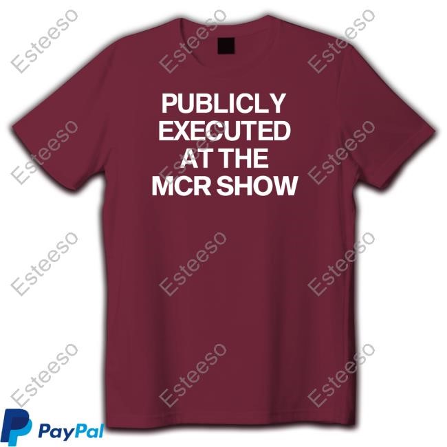 Publicly Executed At The Mcr Show Sweatshirt