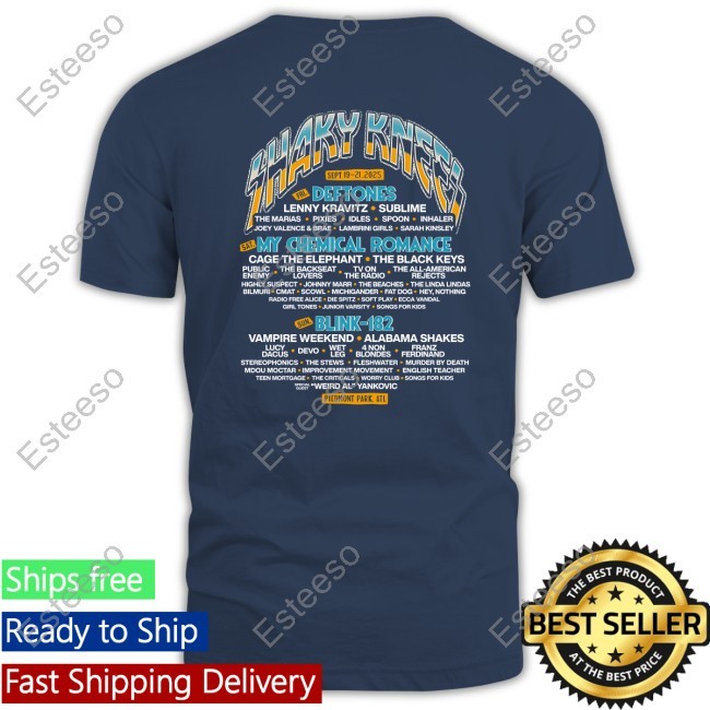Shaky Knees Festival Beetle Lineup 2025 Crewneck Sweatshirt