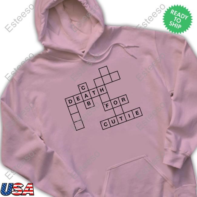 Deathcabforcutie Dcfc Crossword Hoodie Sweatshirt