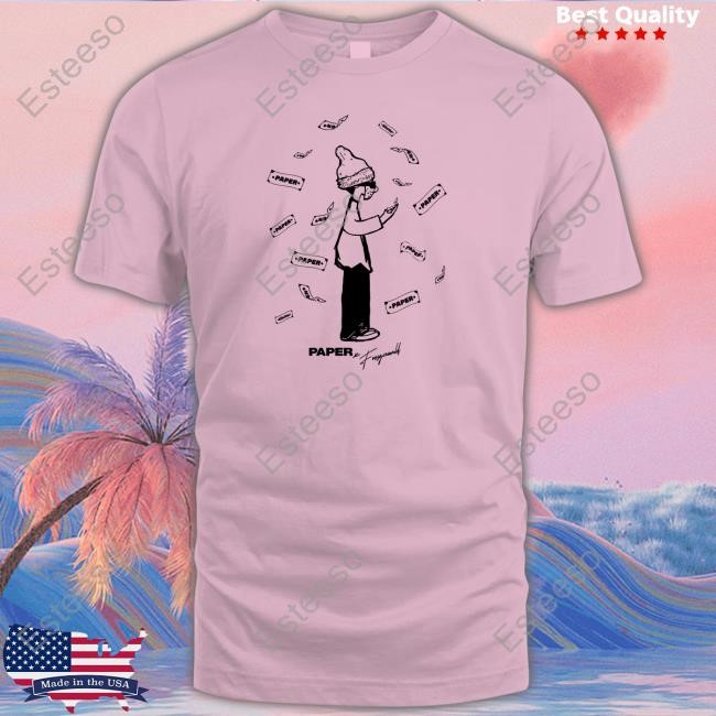 Foos Get Paper White Tee Shirt